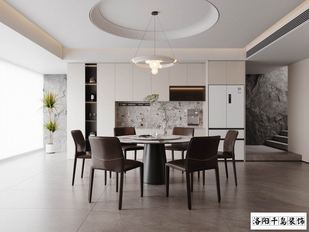 意式極簡風餐廳裝修案例